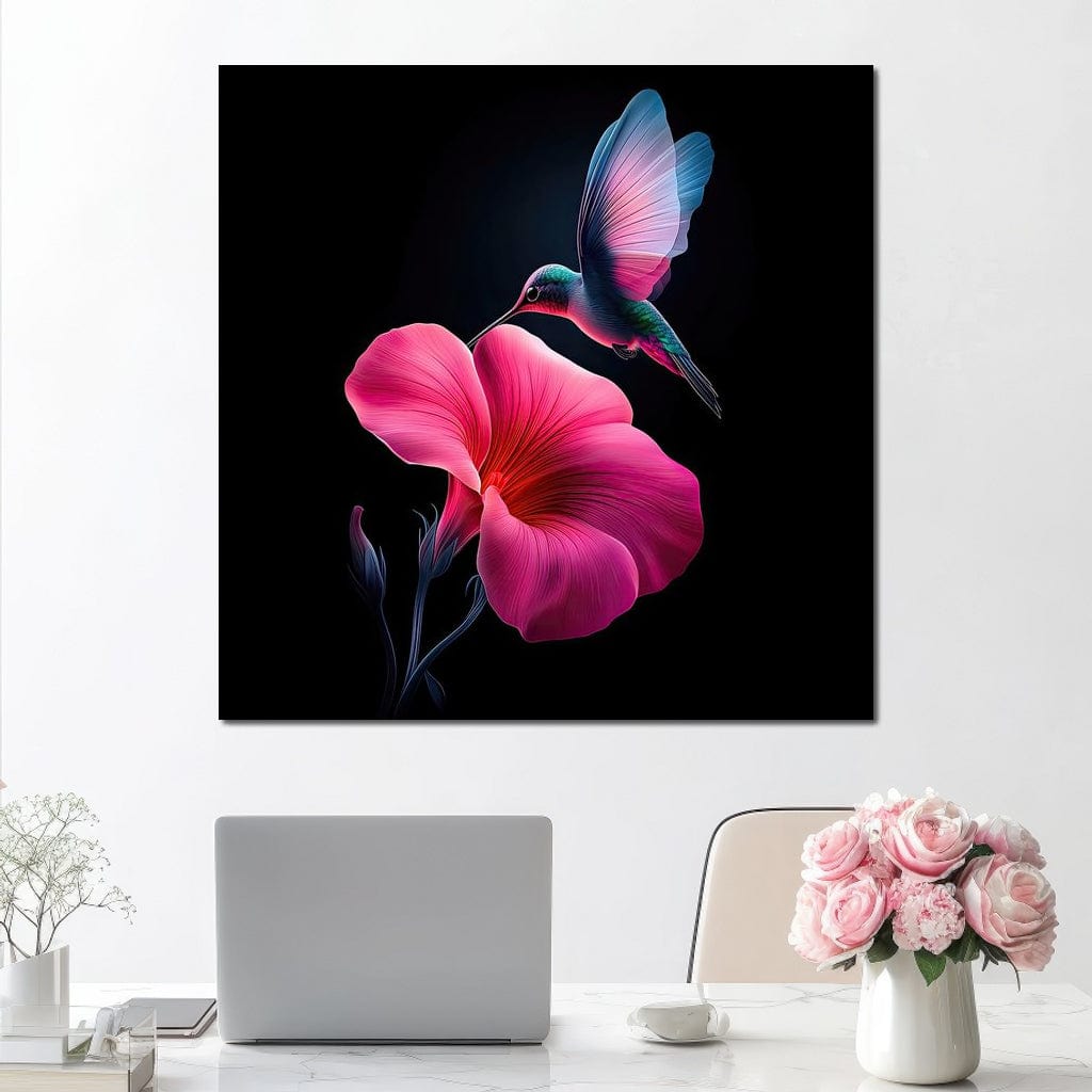 Whispers of the Hummingbird Canvas Wall Art