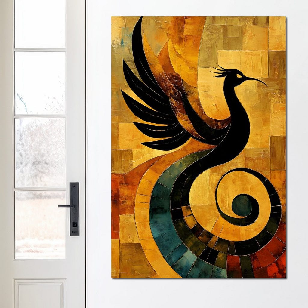 Phoenix Radiance Harmony Canvas Wall Art