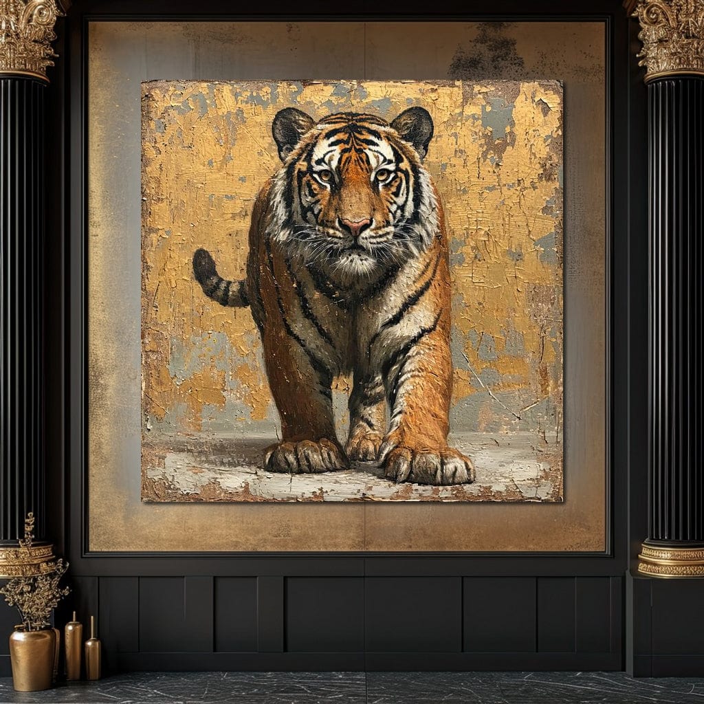 Tiger Sovereign Gaze Canvas Wall Art