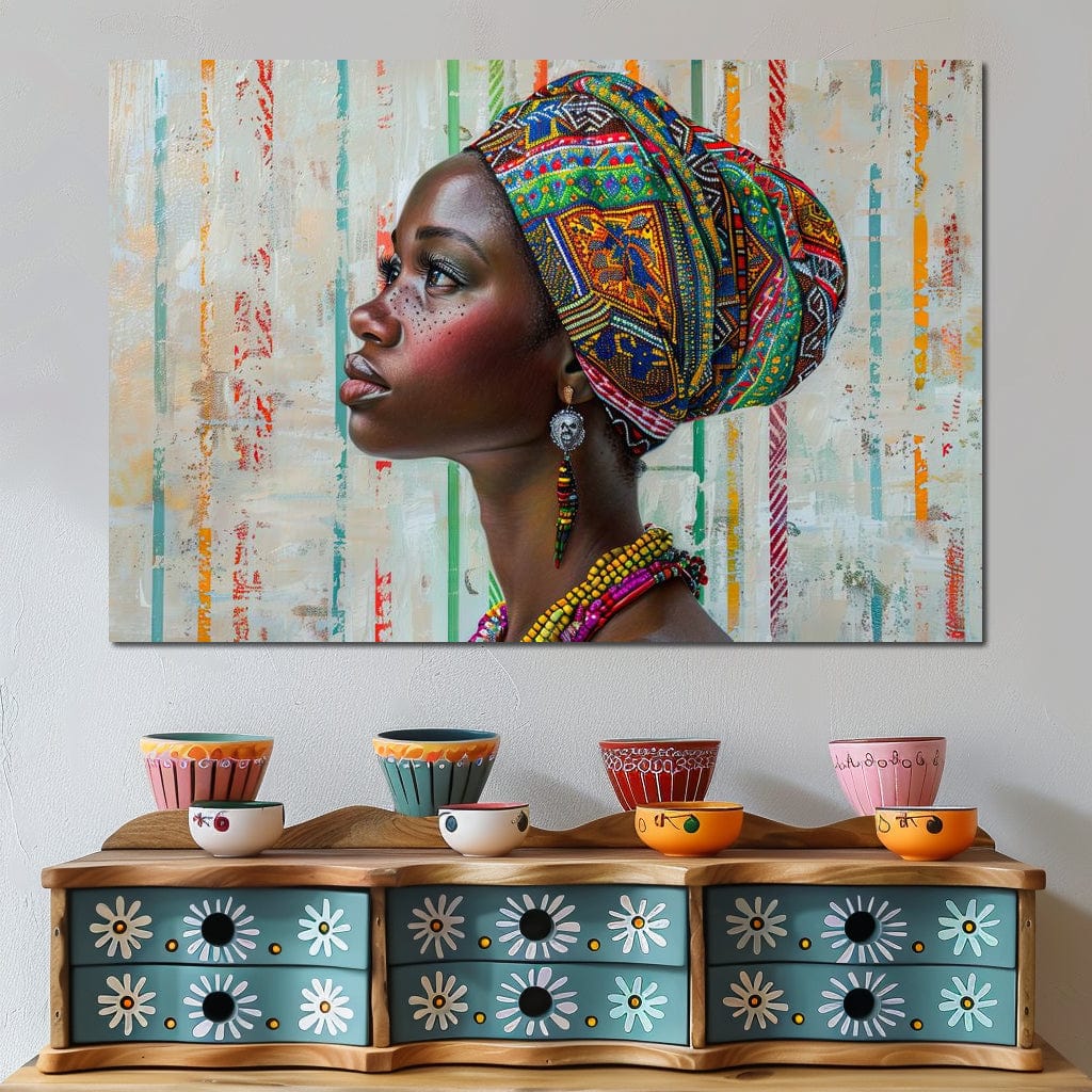 Vibrant Cultural Essence Canvas Wall Art