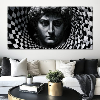 Fragmented Logic Of The Marble Mind Canvas Wall Art
