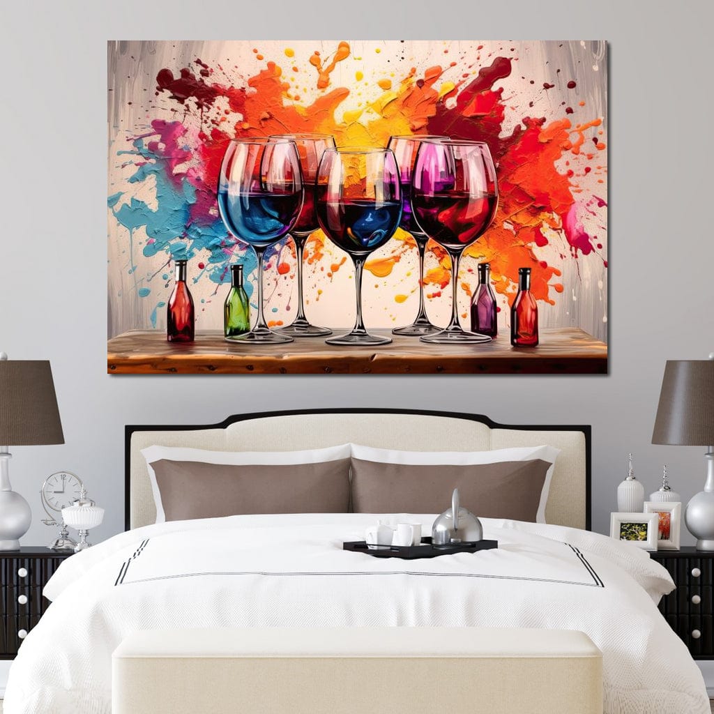 Sommelier's Symphony Canvas Wall Art