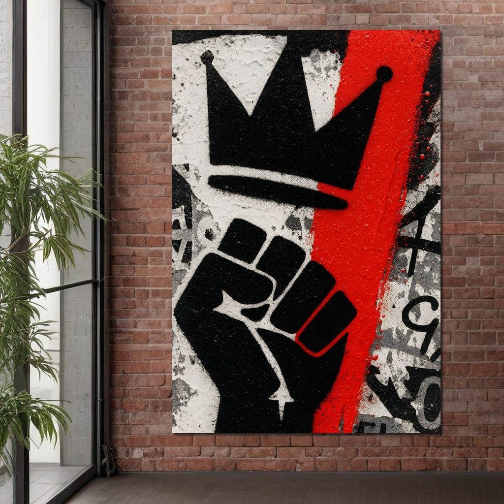 Crown of Unity Power Surge Canvas Wall Art