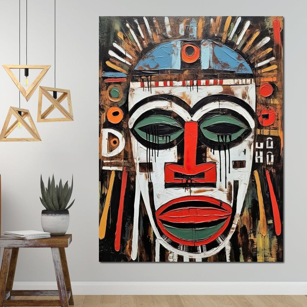 Tribal Mask 17 Canvas Wall Art