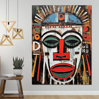Tribal Mask 17 Canvas Wall Art