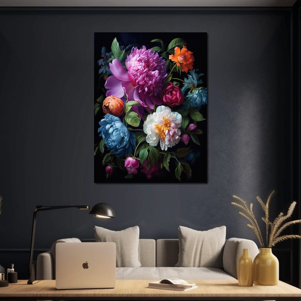 Colorful Flowers Canvas Wall Art