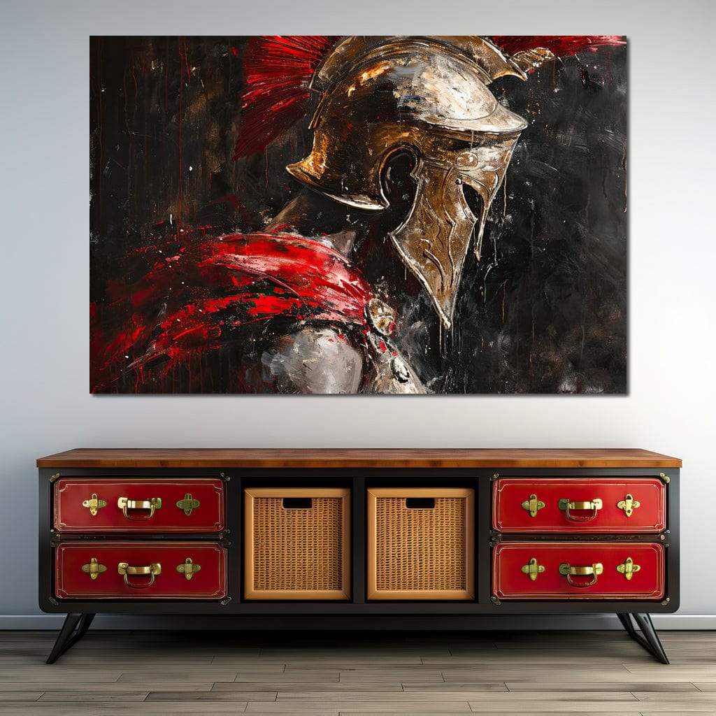 Thoughtful Spartan Reflections Canvas Wall Art