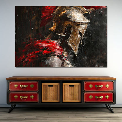 Thoughtful Spartan Reflections Canvas Wall Art
