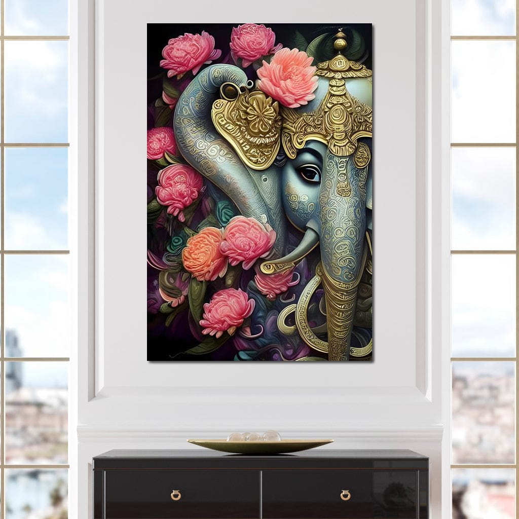 Ganesha Diwali 2022 Special Edition Canvas Wall Art