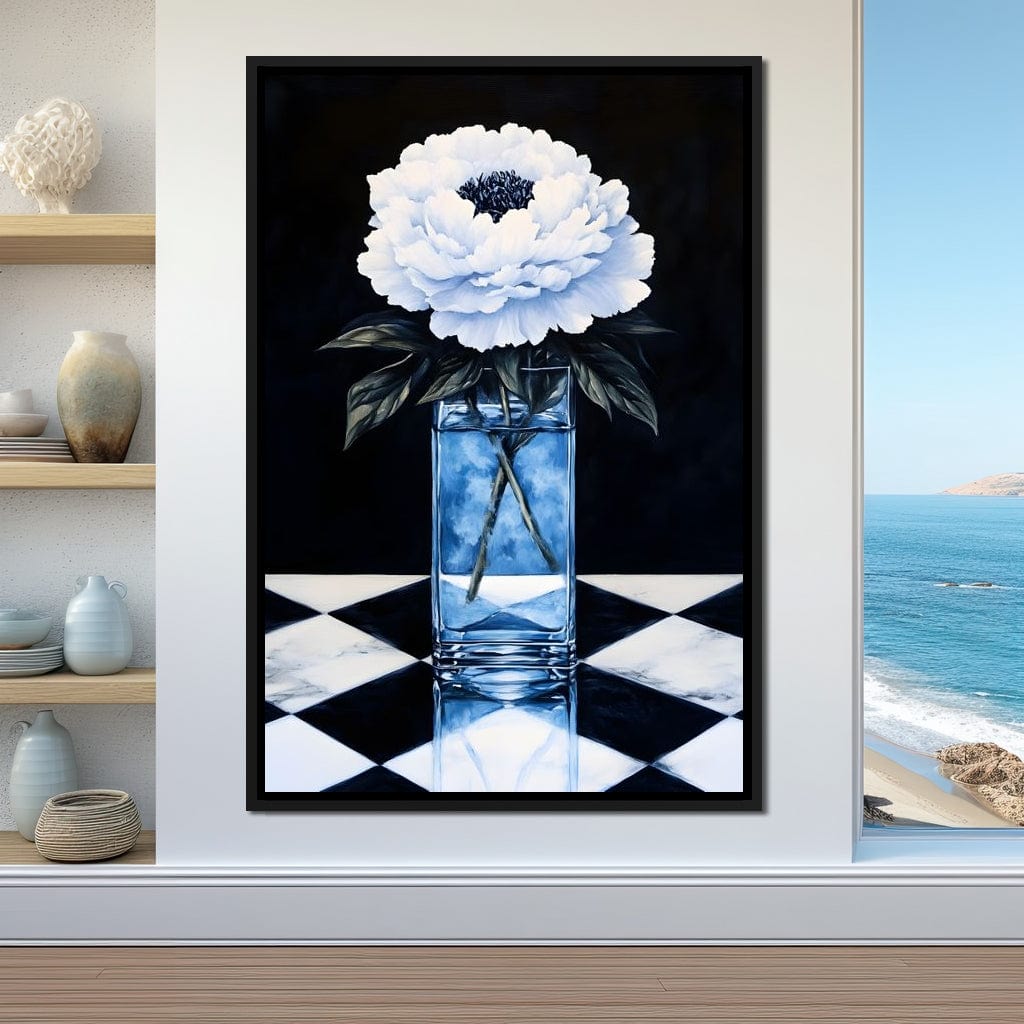 Dream Petals in Glass Enclave Canvas Wall Art
