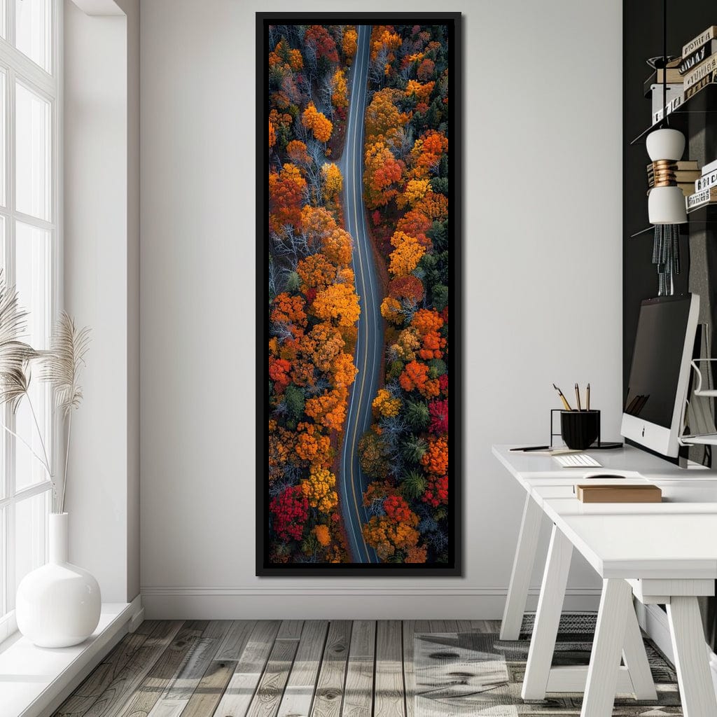 Autumn Road Trip Canvas Wall Art