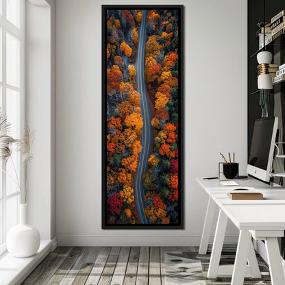 Autumn Road Trip Canvas Wall Art