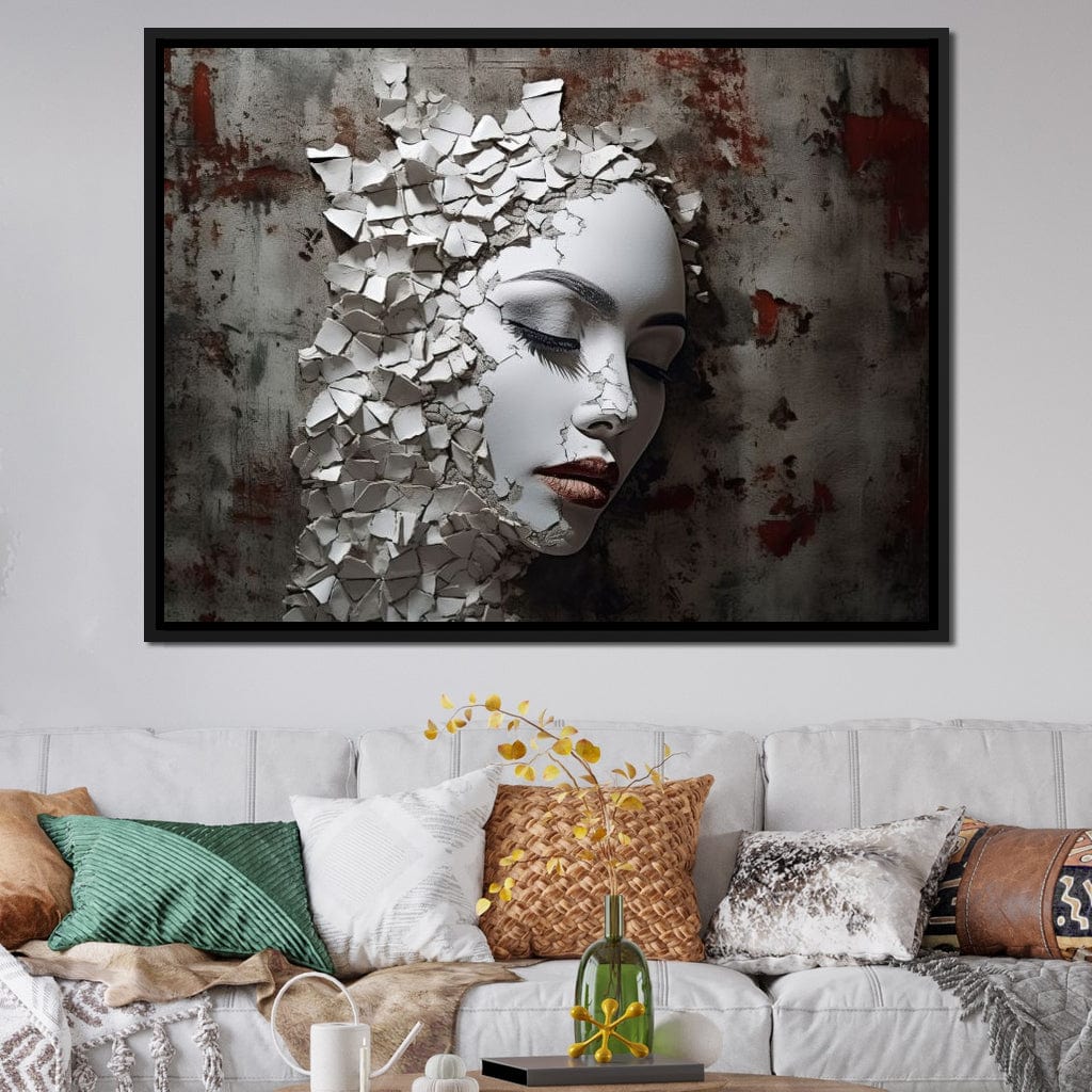 Shattered Mirage Canvas Wall Art