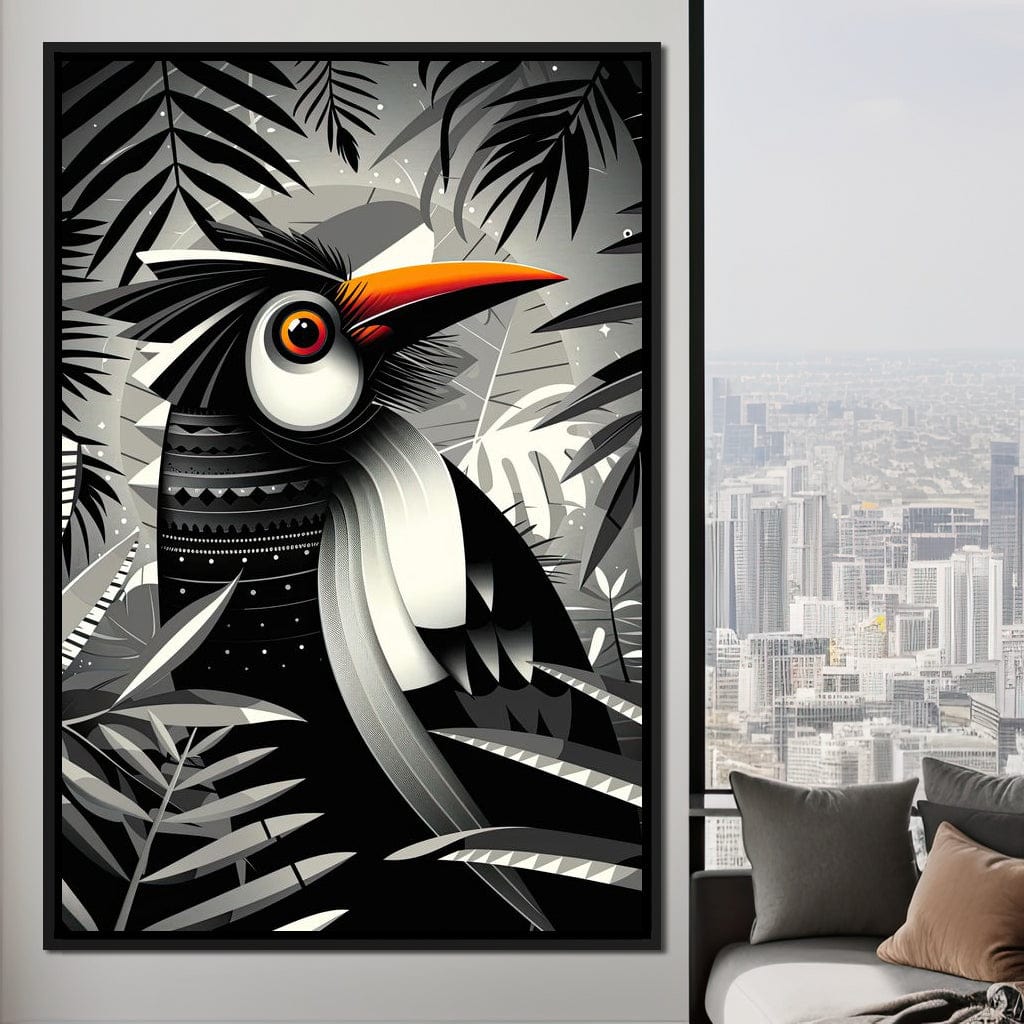 Tropical Trance Toucan Canvas Wall Art