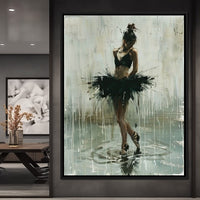 Ballet Dancer's Moment in Time Canvas Wall Art