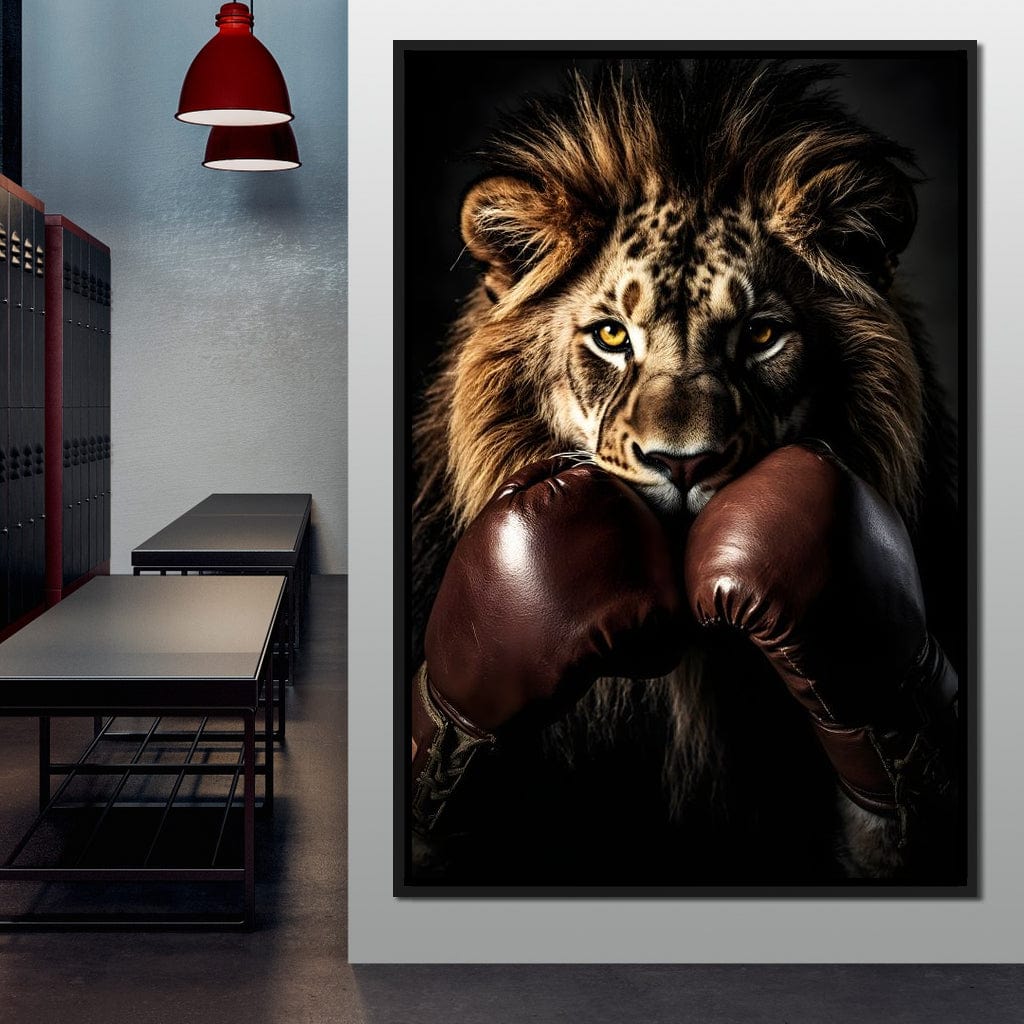 Lionheart Pugilist Canvas Wall Art