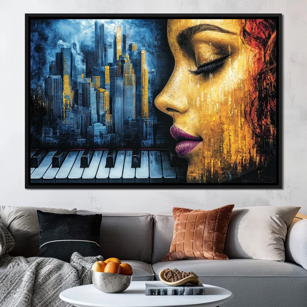Harmony of Urban Elegance Canvas Wall Art
