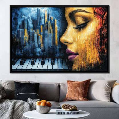 Harmony of Urban Elegance Canvas Wall Art