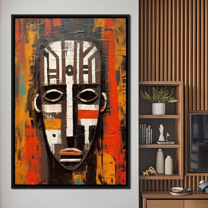 Tribal Mask 13 Canvas Wall Art