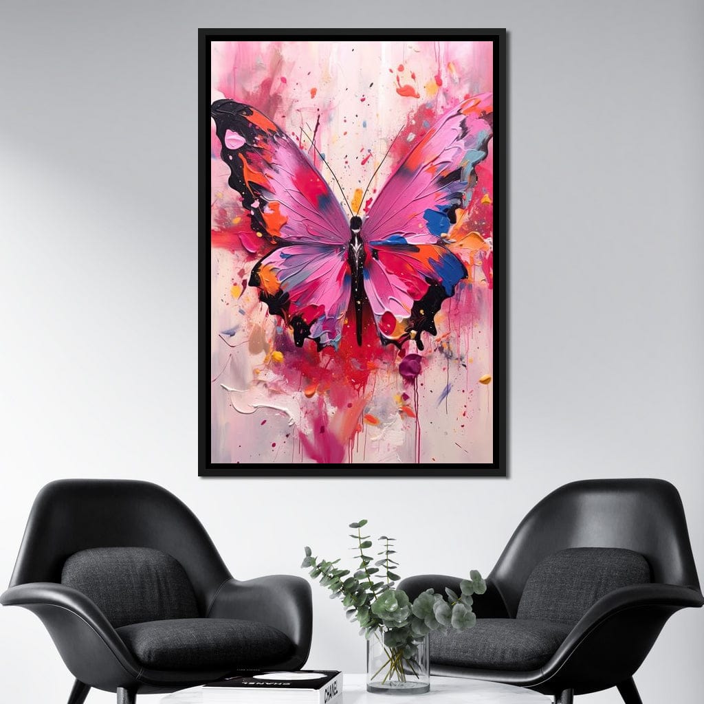 Radiant Winged Dreams Canvas Wall Art