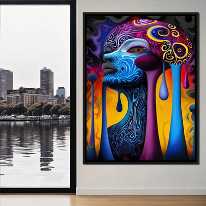 The Drippy Diva Canvas Wall Art