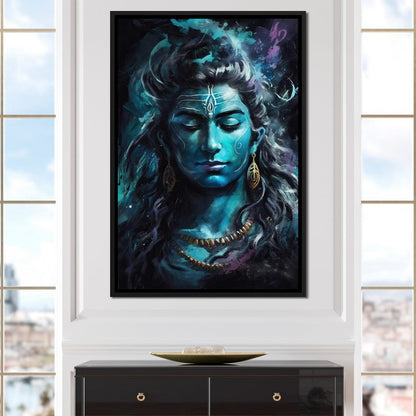 Lord Shiva Bholanatha Canvas Wall Art