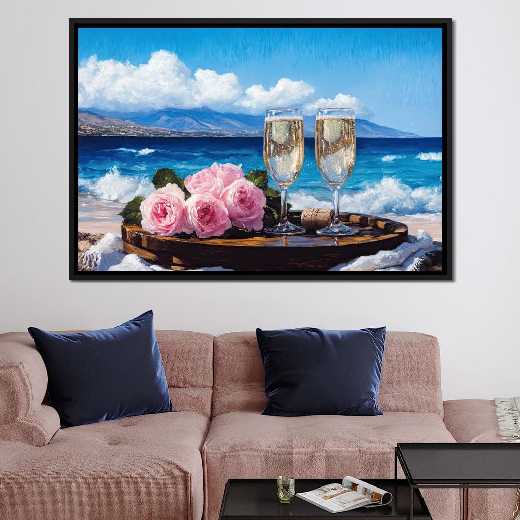 Oceanfront Celebration Bliss Canvas Wall Art