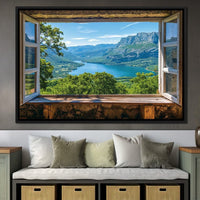 Serenity Vista Panorama Canvas Wall Art
