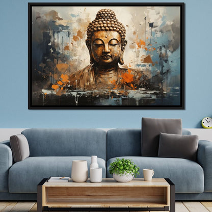 Buddha's Grace Canvas Wall Art
