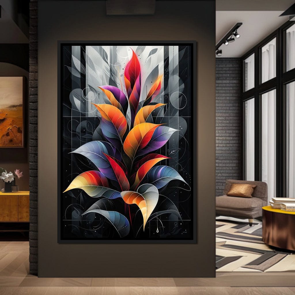 Spectrum Foliage Fusion Canvas Wall Art