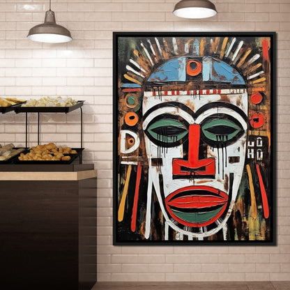 Tribal Mask 17 Canvas Wall Art
