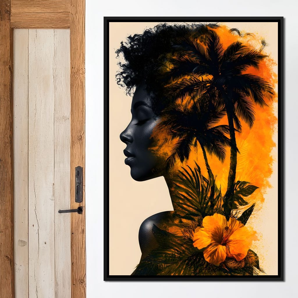 Tropical Soul Rising Heat Canvas Wall Art
