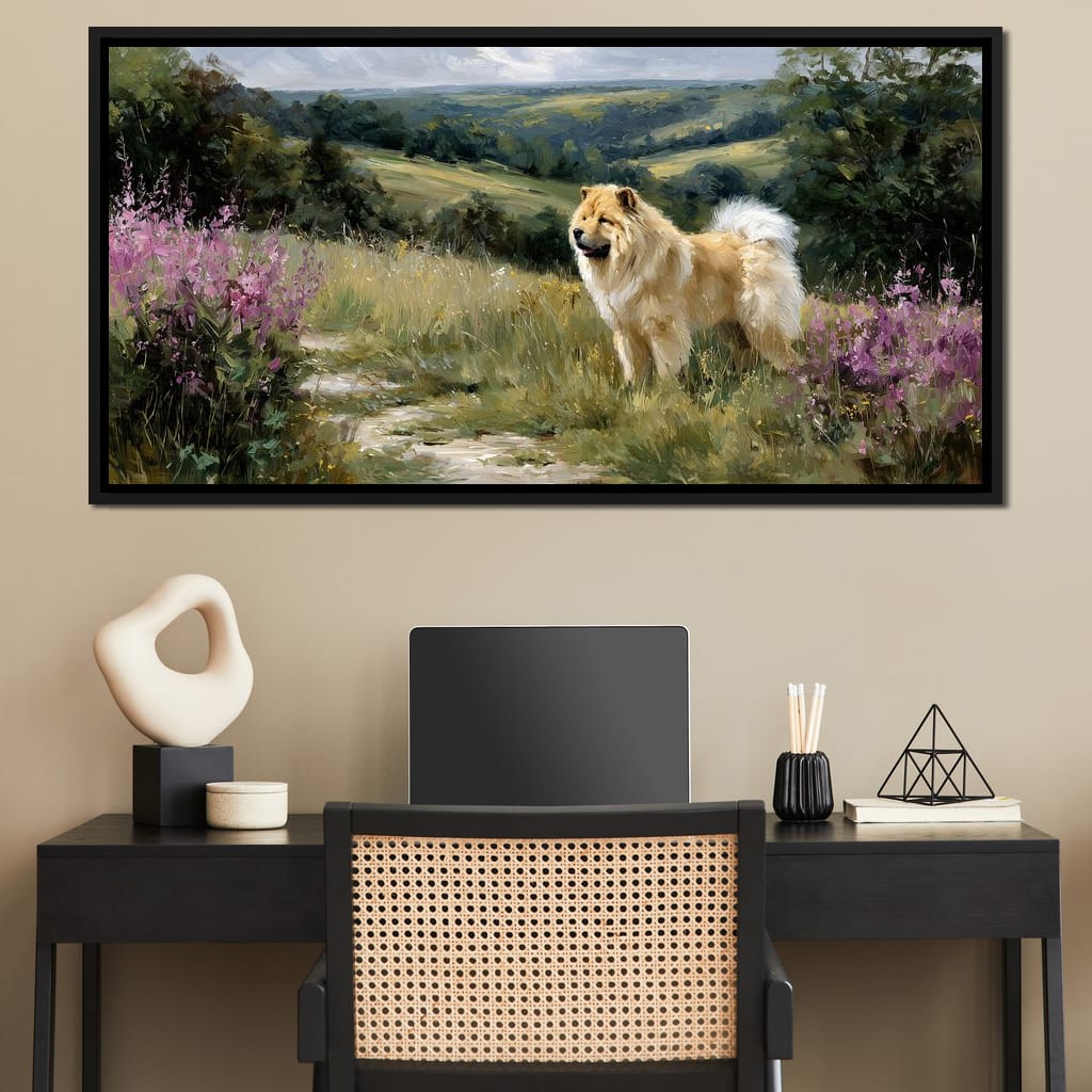 Chow Meadow Trail Summer Light Canvas Wall Art