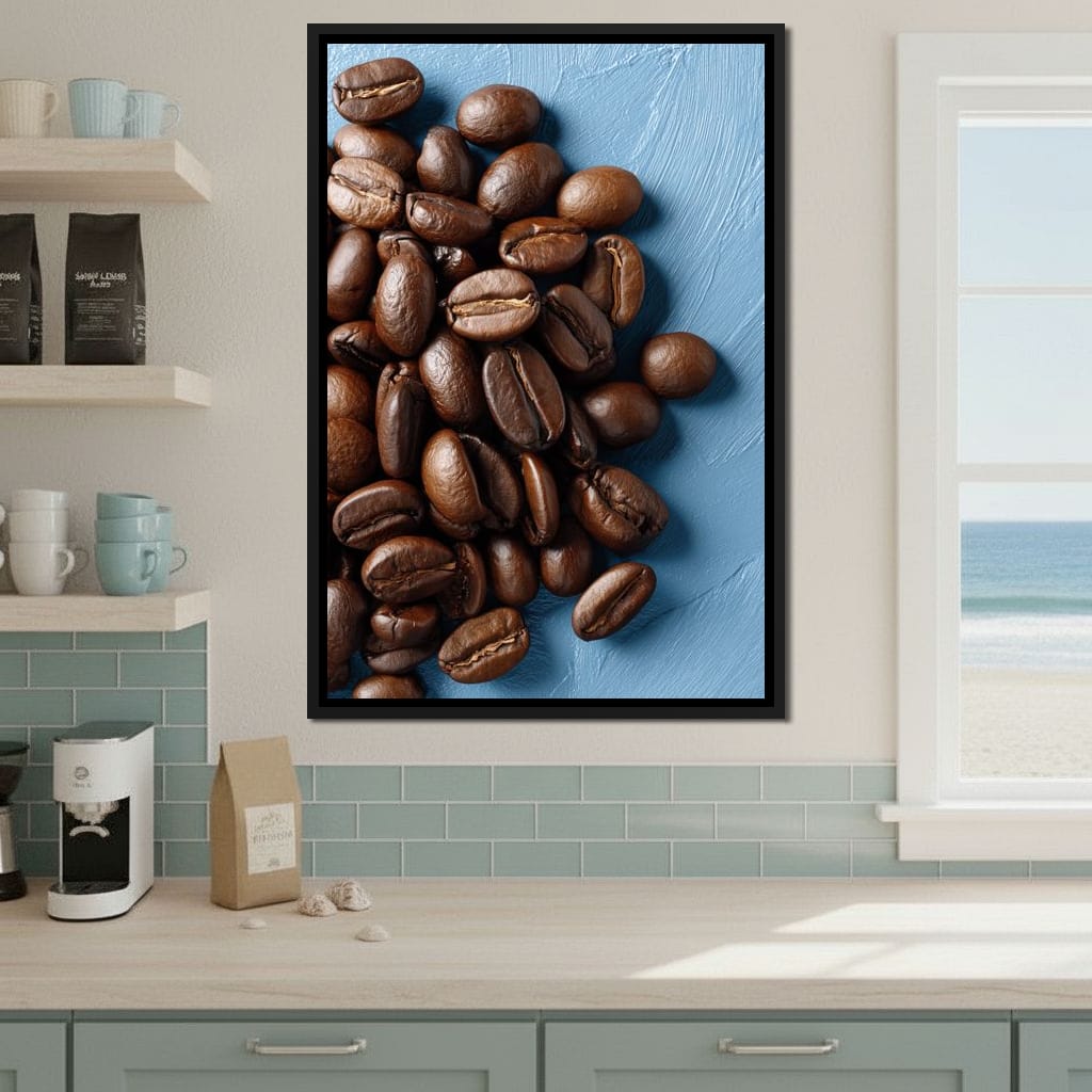 Roasted Coffee Beans Still Life Canvas Wall Art