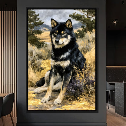 Lone Sentinel of the High Plains Canvas Wall Art