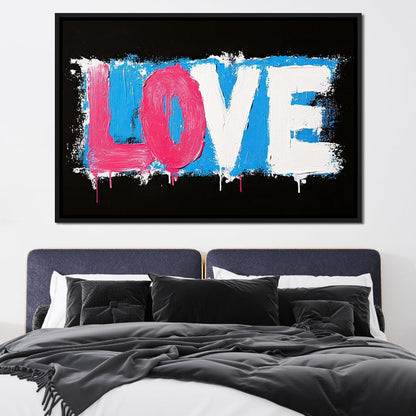 Bold Strokes of Passion Canvas Wall Art