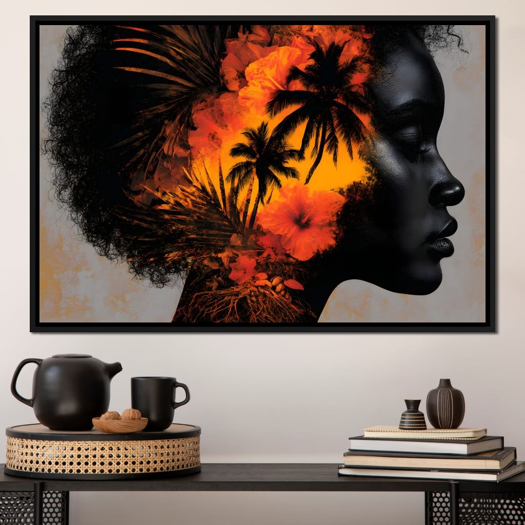 Tropical Mind Tropical Soul Canvas Wall Art