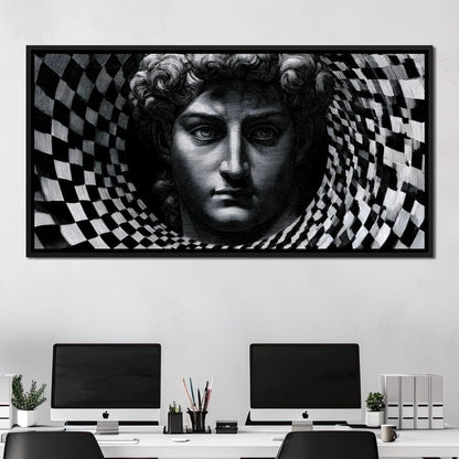 Fragmented Logic Of The Marble Mind Canvas Wall Art