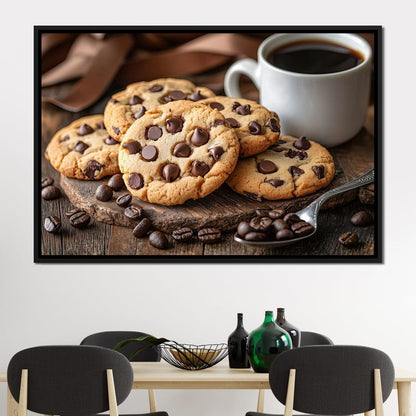 Cookies and Coffee Delight Canvas Wall Art