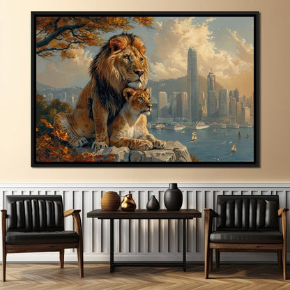 Urban Jungle Sovereigns Canvas Wall Art