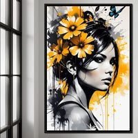 Female Portrait 262 Canvas Wall Art