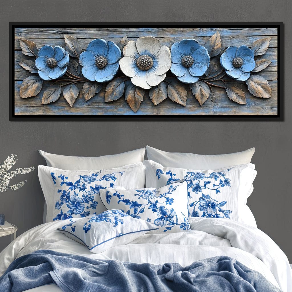 Rustic Bloom Harmony Canvas Wall Art