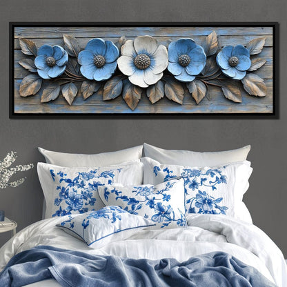 Rustic Bloom Harmony Canvas Wall Art
