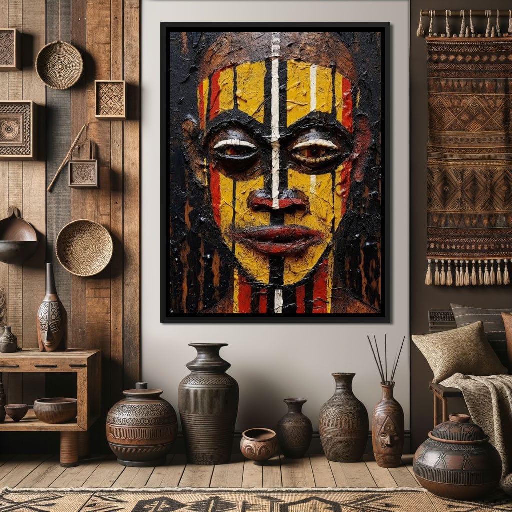 Tribal Mask 09 Canvas Wall Art