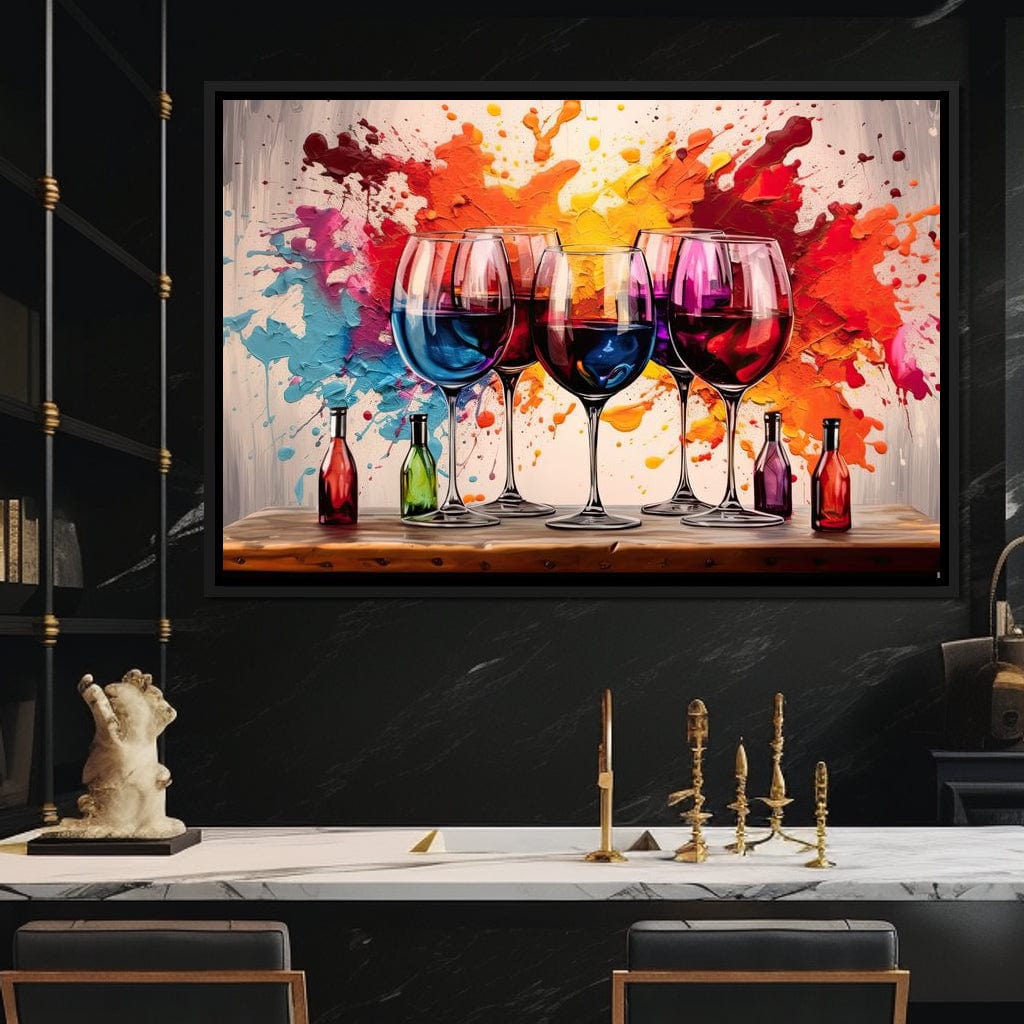 Sommelier's Symphony Canvas Wall Art