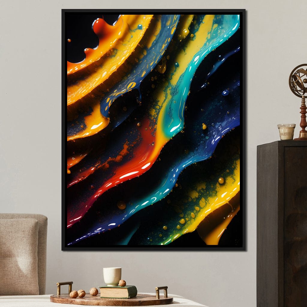 Colorful Contemporary Art 0080 Canvas Wall Art