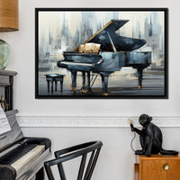 The Grand Piano Canvas Wall Art