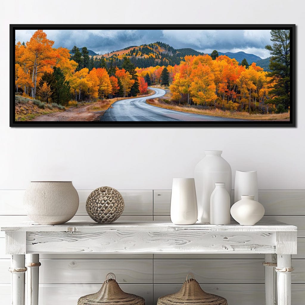 Autumn Serenade Journey Canvas Wall Art
