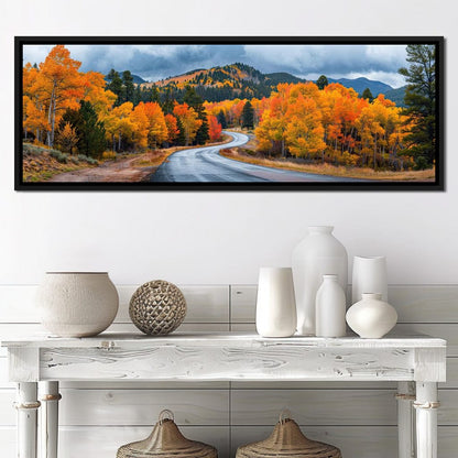 Autumn Serenade Journey Canvas Wall Art
