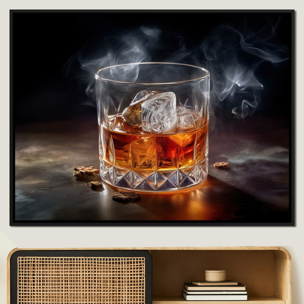 Infused Whiskey with Liquid Magic Canvas Wall Art